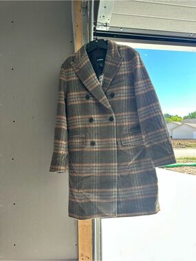 Men’s Express Peacoat NEW
